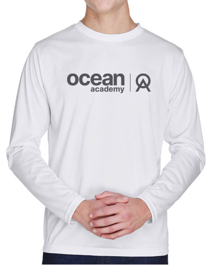 Long Sleeve T-Shirt Ocean L White